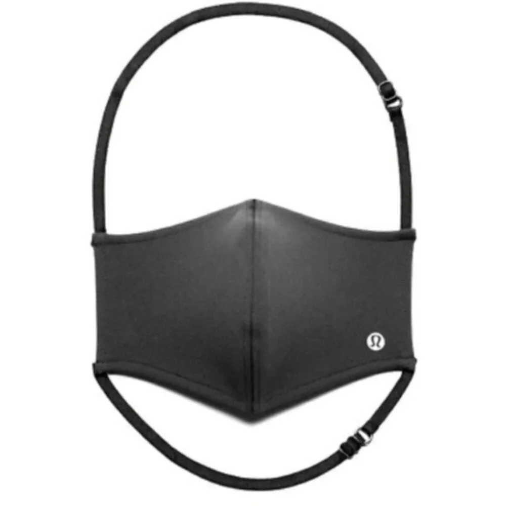 Lululemon Double Strap Face Mask Black New In Box (Men/Women) #3141